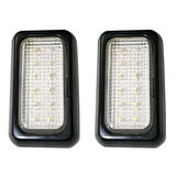 TEPE/ROMÖRK LAMBASI 12 LEDs, 12V24V, SİYAH 2 Ad.LİK SET