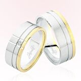 Sarı Beyaz Altın Alyans 5206