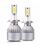 C6 Led Zenon H4 Led Xenon 36w 7600lm 6500k Far Ampülü Led Işık seri-GRİ