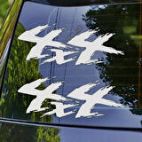 4x4 Off Road Sticker yapıştırma 2 Adet
