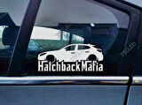 Mazda 3 BM Kelebek Cam Araba oto Sticker 19 cm 2 Adet