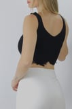Örme Kolsuz Kadın Triko Siyah - 106469