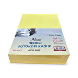 Masis A4 Renkli Fotokopi Kağıdı 500 lü Açık Sarı