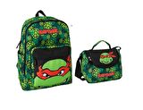 Ninja Turtles Rapheal Okul Sırt Çantası Beslenmeli Set