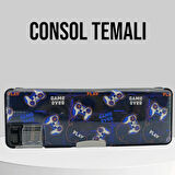 Fixpoint Çift Taraflı, Çift Kalemtıraşlı, Cüzdan Tipi Mavi Kalem Çantası/Kalemlik