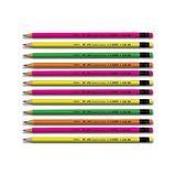 Faber-Castell Candy Silgili Yuvarlak Kurşun Kalem 12'li