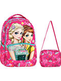 Little Princess Pembe İlkokul Sırt Çantası + Beslenme Çantası (2311))