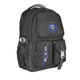 Relaxion Su Geçirmez Çok Gözlü Okul Sırt Çantası Gri 2058