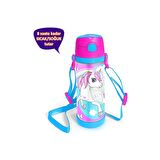 Coral High Unicorn Desenli Beslenme Okul Çantası Kalemlik + Çelik Termos