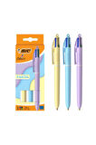Bic 4 Colours Pastel 4 Renkli 3'lü Tükenmez Kalem Seti Pastel