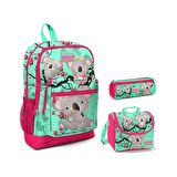 Coral High Koala Beslenme Okul Çantası + Kalemlik Seti
