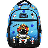 Waddell Astronot Desenli İlkokul Çantası Beslenme Çantalı 24308
