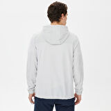 Nautica Erkek Gri Standart Fit Kapüşonlu Sweatshirt