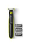 Qp2520 One Blade Hibrid Tıraş Makinesi, Yüz Için, 45 Dk Şarjlı Çalışma, 3 Tarak, 200 Gr, Siyah