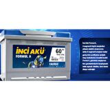İnci Akü 12 Volt 60 Ah Amper 540 EN Formul A Taurus