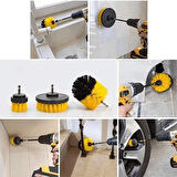 Matkap Ucuna Takılan 3&apos;lü Fırça Temizlik Seti (5250)