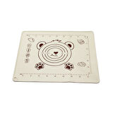 DİKDÖRTGEN  40X50CM  RENKLİ SİLİKON  HAMUR MATI  ÖLÇEK ÇİZİMLİ   240GR (5250)