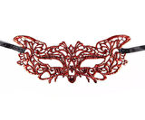 Kırmızı Dantel Masquerade Maskesi 9 No (5250)