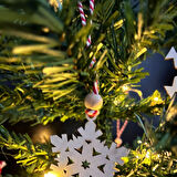 Ahşap Yılbaşı Ağaç Süsü-BY15 (5250)