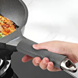 Isıya Dayanıklı Silikon Kauçuk Tencere,Kapı Tutma Kılıfı Kendinden Küçülen,Her Sapa Uyumlu Tava Kulp Yalıtımı 12-15 cm (5250)
