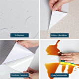 Mermer Desenli Masa Tezgah Mutfak Su Geçirmez Yapışkanlı Folyo Sticker Siyah 5x0,6m (5250)