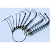 Allen Anahtar Takım Altı Köşeli 10 Parça Alyan (5250)