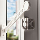 Bebek Çocuk Evcil Hayvan Güvenlik Ayarlanabilir Koruyucu Pencere Havalandırma Kilidi (5250)