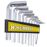 10 Parça Çelik Alyan Seti Kısa Düz Köşe Alyan Anahtar Takımı (5250)