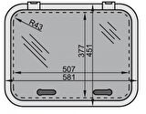 Vetus Hatch Tip Altus İçten İçe 50x38 cm