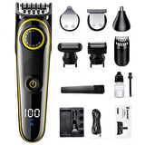 5in1 Fonksiyonlu Turbo Motorlu Saç Sakal Kesme Tıraş Makinesi Burun Kulak Ense Favori Tüm Vücut (5256)