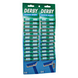 DERBY BANYO BODY TEK BIÇAK KARTELALI JİLET 48PCS (5256)