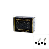 SİYAH 100 PARÇA  EŞARP BAŞÖRTÜ - ŞAL KLİPSİ (5256)