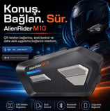 AlienRider M10 Bluetooth Kask İnterkomu - IP67