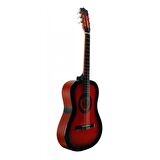 Klasik Gitar Sesenta Kırmızı SSC50RB Kılıf Hediyeli