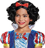 Pamuk Prenses Peruğu Kırmızı Fiyonklu (5263)