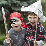 Vinleks Deri Korsan Göz Bandı Göz Maskesi Lastikli (5263)