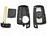 BMW E87 E90 2004-2013 Uyumlu Smart Anahtar Kabı Kumanda Kabı Oto Anahtarlık Logolu CAS3