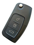 Ford Focus 2 Fiesta Mondeo Fusion Anahtar Kabı Kumanda Kabı Oto Anahtarlık Logolu