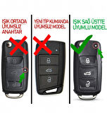 Volkswagen Golf 6 Jetta Polo Caddy UDS Dönüşüm Çevirici Kumanda Kabı Oto Anahtarlık