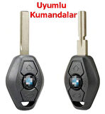 BMW E46 E60 X5 Uyumlu Silikon Anahtar Kılıfı Kumanda Kılıfı Oto Anahtarlık