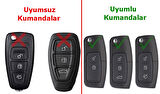 Ford Focus 2 Fiesta Mondeo Uyumlu Silikon Nano Anahtar Kılıfı Kumanda Kılıfı Oto Anahtarlık