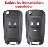 Opel Astra J Insignia Uyumlu Nano Anahtar Kılıfı Kumanda Kılıfı Oto Anahtarlık Beyaz