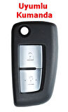 Nissan Qashqai Micra Uyumlu Anahtar Kumanda Kabı Kılıfı Oto Anahtarlık Gri Gold