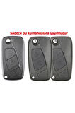 Linea Fiorino Nemo Bipper Uyumlu Nano Anahtar Kumanda Kılıfı Oto Anahtarlık Beyaz Gold