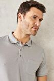 Altınyıldız Classics Polo Yaka Düz Gri Erkek Polo T-Shirt 4A4820200004