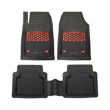 Seat İbiza Hb 2005 4d Havuzlu Üniversal Yeni Nesil Pro Paspas Siyah - Kırmızı