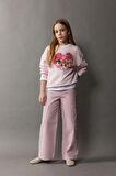 DeFacto Kız Çocuk PowerPuff Girls Relax Fit Bisiklet Yaka Sweatshirt D8832A825SPPN648