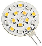 Çift renkli led ampul G4 Soket Beyaz/Mavi 24V