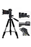 Q111 Profesyonel Alüminyum Tripod 5 Kg Taşıma Kapasiteli