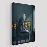 Gerçeküstü Psikolojik Trans Kanvas Tablo-5299